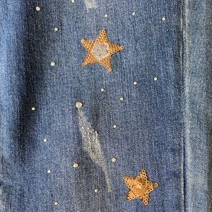 Romeo + Juliet Embellished Jeans Stars Small S